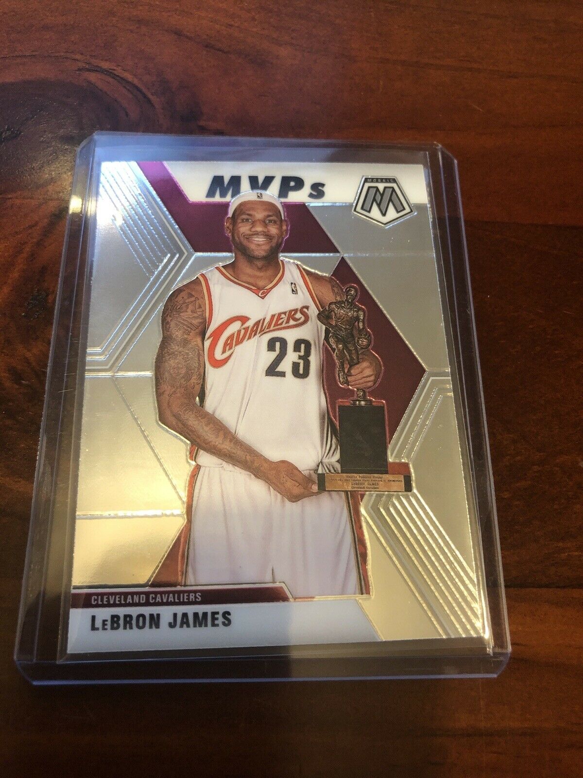 2019-20 Panini Mosaic Lebron James MVP #298 Cavs Lakers