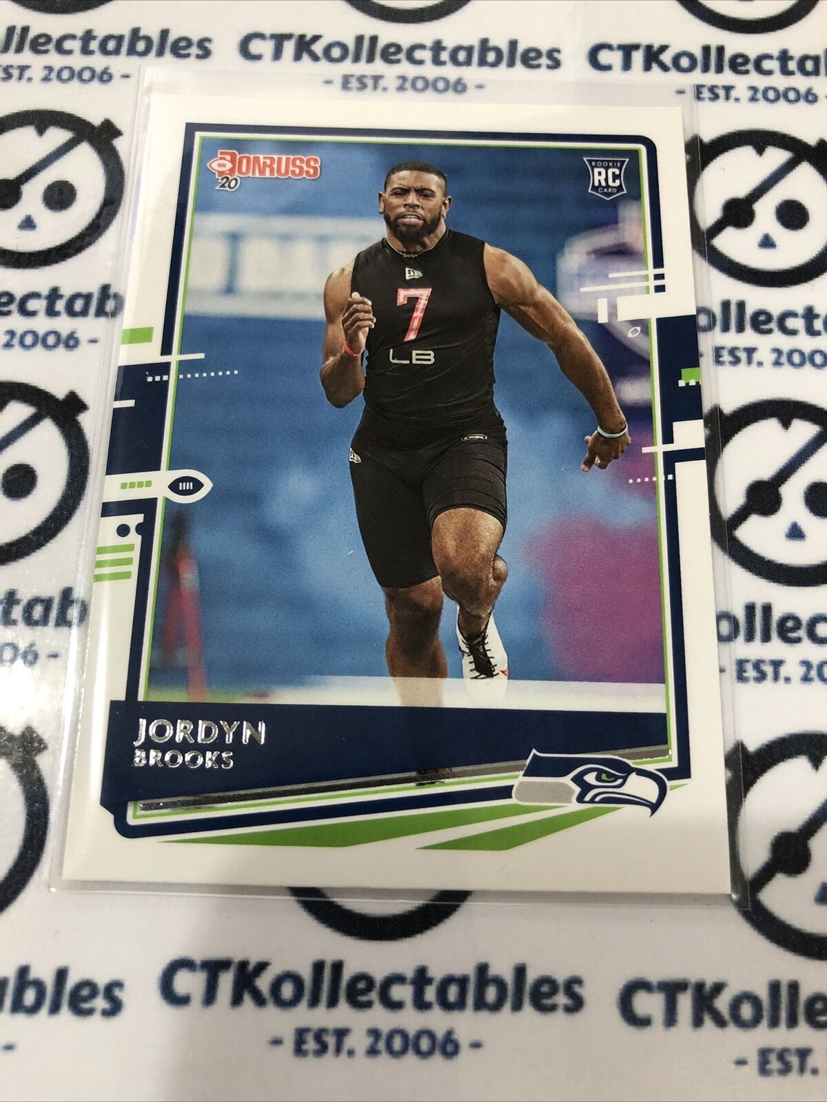 2020 NFL Donruss Rookies Jordyn Brooks RC #257 Seahawks