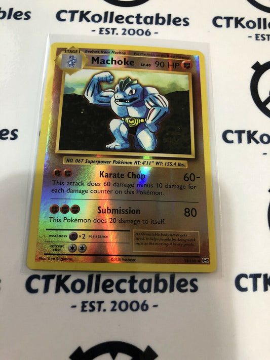 Machoke Reverse Holo #58/108 Uncommon Pokémon Card XY EVOLUTIONS