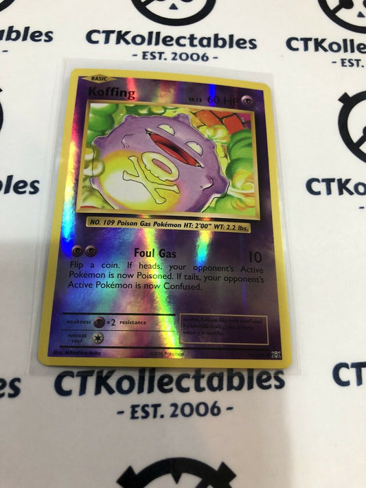 Koffing Reverse Holo #50/108 Uncommon Pokémon Card XY EVOLUTIONS