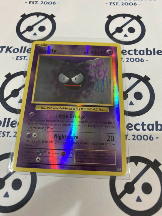 Gastly Reverse Holo #47/108 Common Pokémon Card XY EVOLUTIONS