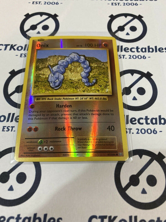 Onix Reverse Holo #61/108 Common Pokémon Card XY EVOLUTIONS