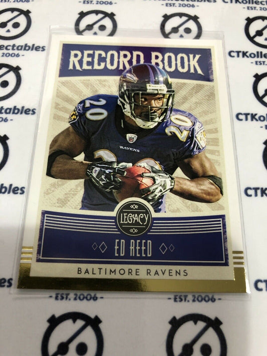 2020 NFL Legacy Ed Reed Record Book RB-ER Ravens