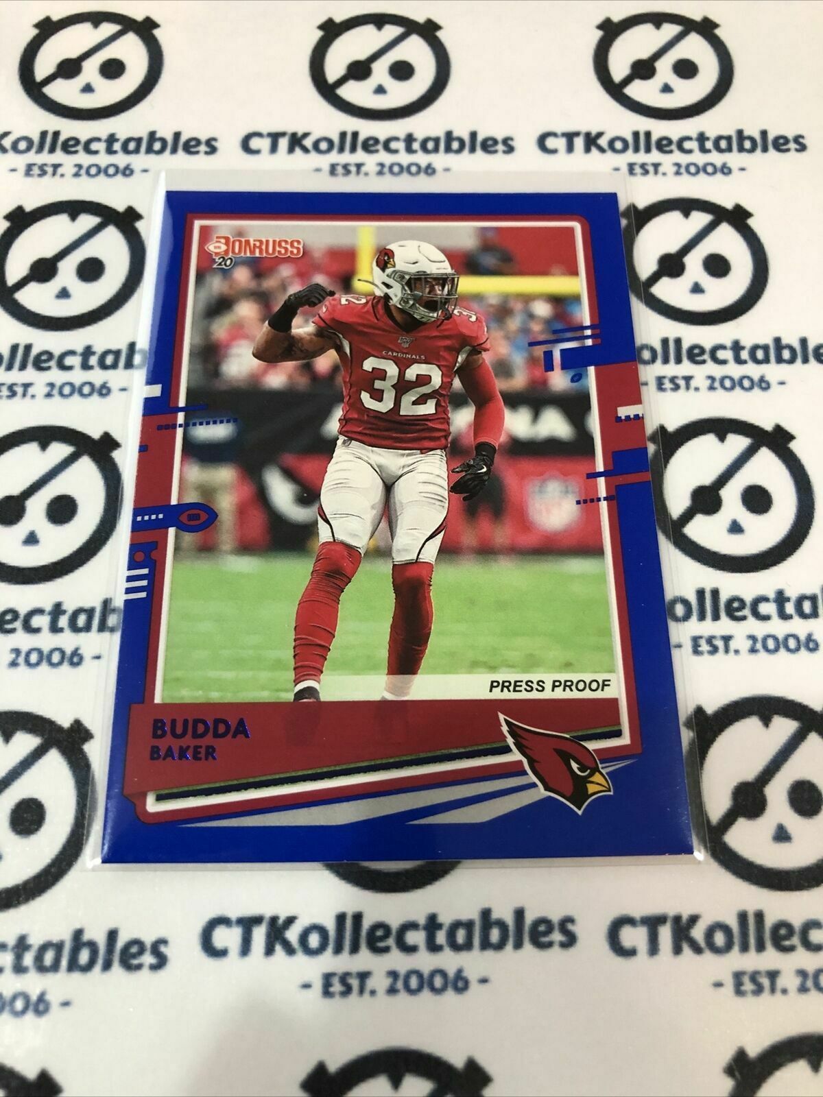 2020 NFL Donruss Press Proof Blue #25 Budda Baker