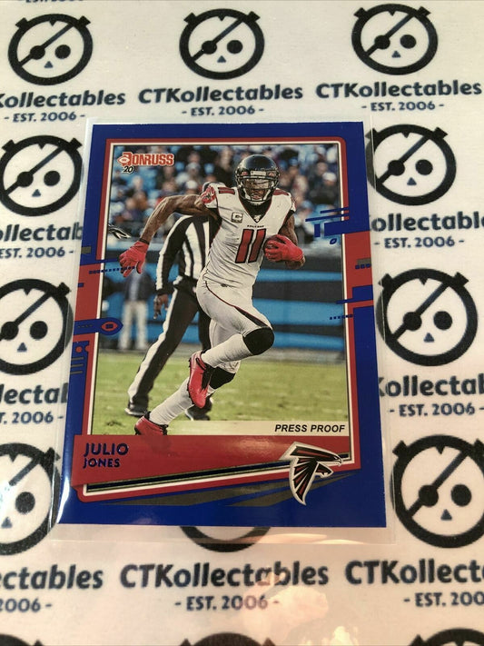 2020 NFL Donruss Press Proof Blue #28 Julio Jones