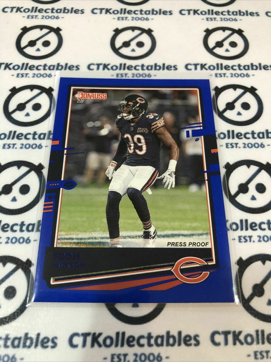 2020 NFL Donruss Press Proof Blue #62 Eddie Jackson