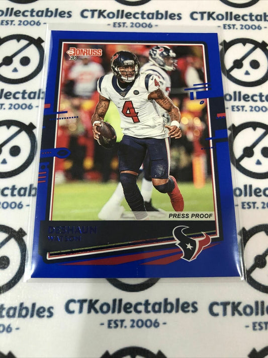 2020 NFL Donruss Press Proof Blue #111 Deshaun Watson