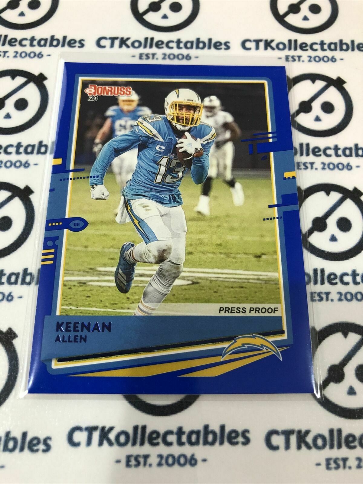 2020 NFL Donruss Press Proof Blue #135 Keenan Allen