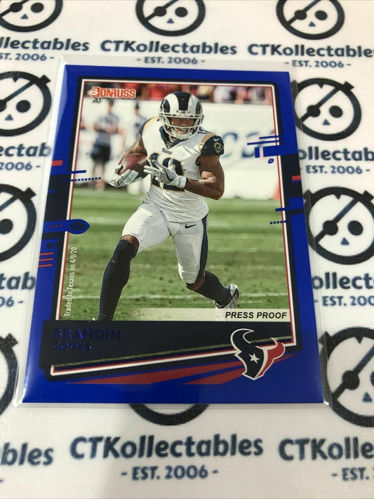 2020 NFL Donruss Press Proof Blue #144 Brandon Cooks