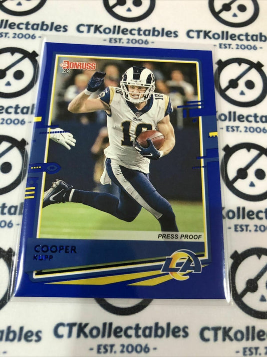 2020 NFL Donruss Press Proof Blue #145 Cooper Kupp Variation