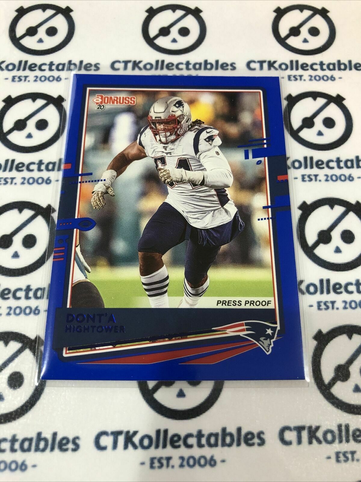 2020 NFL Donruss Press Proof Blue #171 Dont'a Hightower