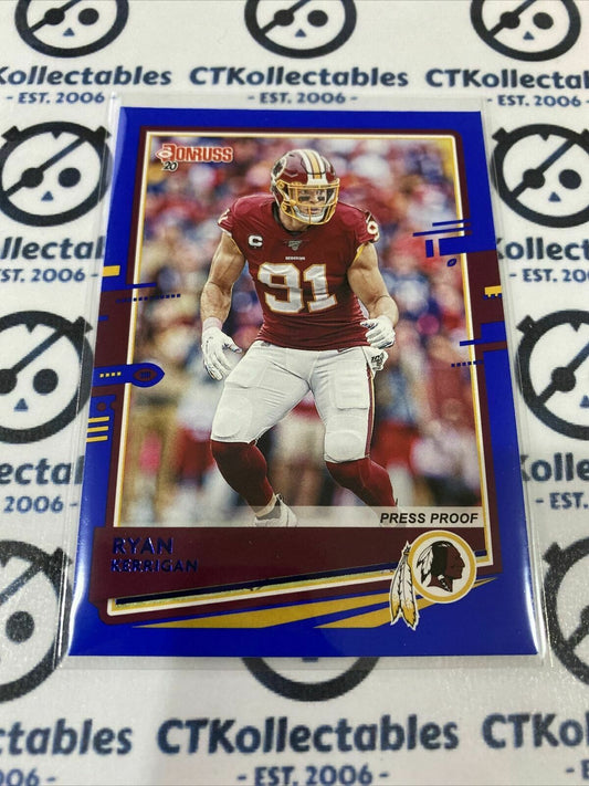 2020 NFL Donruss Press Proof Blue #239 Ryan Kerrigan