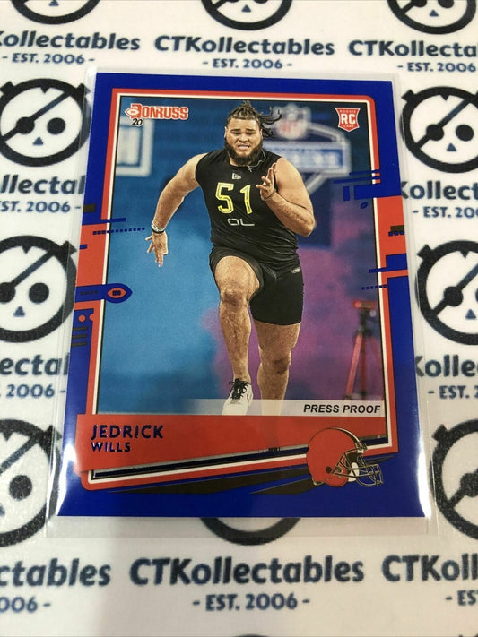 2020 NFL Donruss Press Proof Blue #269 Jedrick Wills