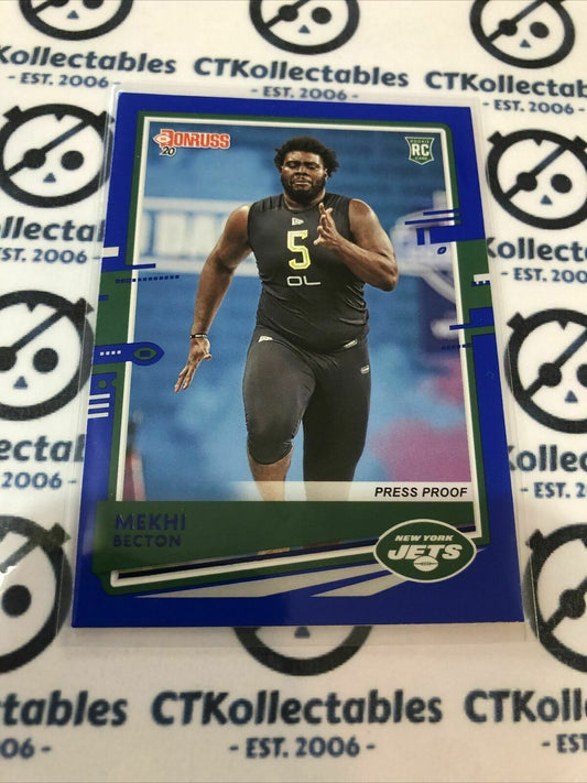 2020 NFL Donruss Press Proof Blue #270 Mekhi Becton RC