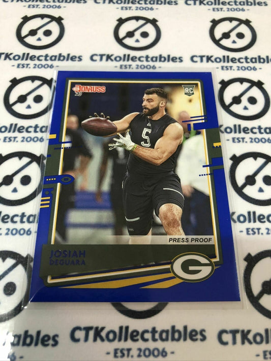 2020 NFL Donruss Press Proof Blue #292 Josiah Deguara