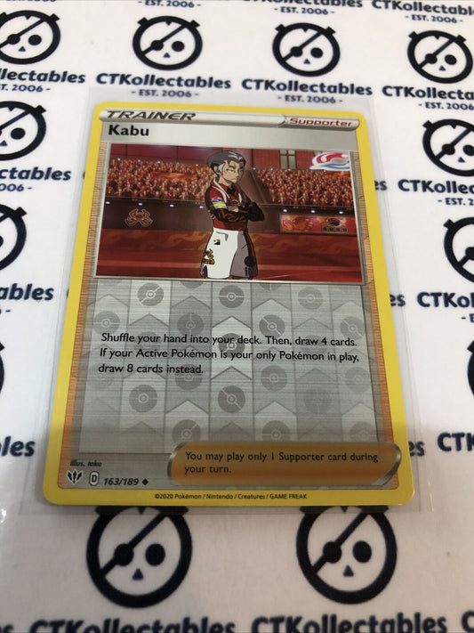 Kabu #163/189 Reverse Holo Pokémon Card S&S Darkness Ablaze