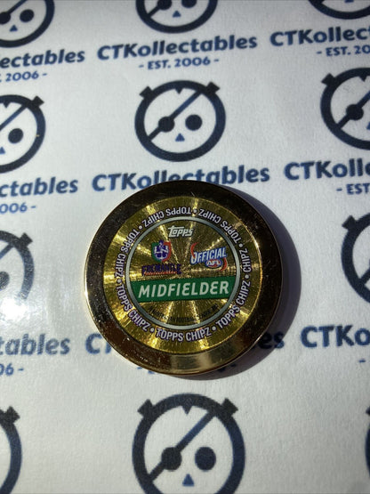 2008 Topps AFL Chipz Peter Bell Gold Poker Chip