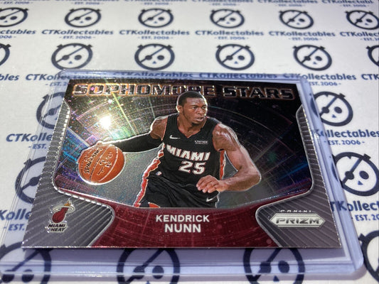 2020-21 NBA Prizm Sophomore Stars Kendrick Nunn #9 Heat