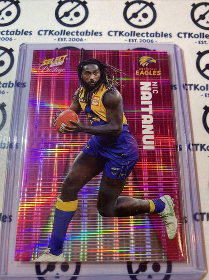 2022 AFL Footy Stars Prestige Pink Parallel #151 Nic Naitanui #267/325