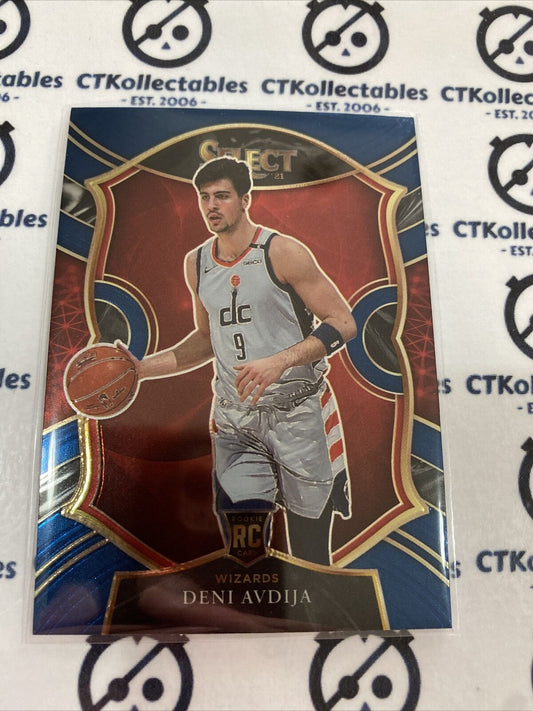 2020-21 Panini NBA Select Deni Avdija Blue RC Concourse #69 Wizards