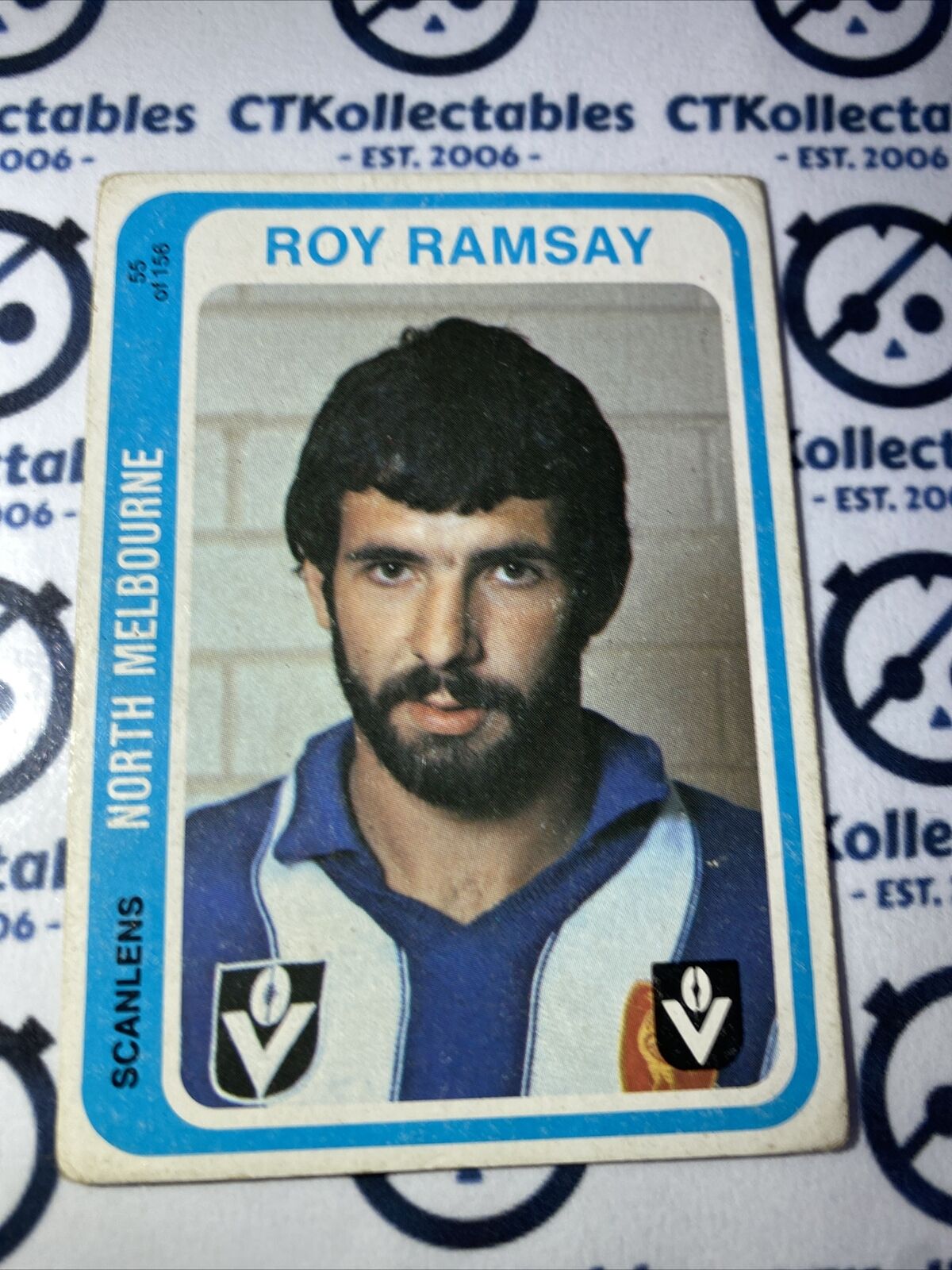 1979 Scanlens VFL Roy Ramsey #55 Of 156 North Melbourne