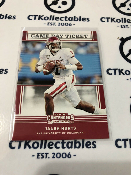 2020 NFL Contenders Draft Picks Game Day Ticket Jalen Hurts #15 Eagles