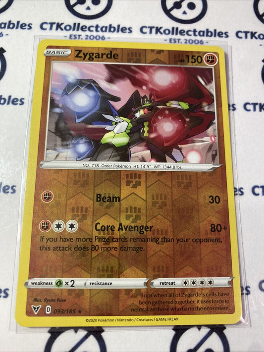 Zygarde #093/185 Reverse Holo- Pokemon Card Vivid Voltage