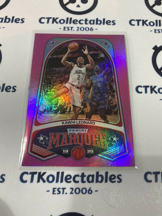 Kawhi Leonard Pink #250 2019-20 NBA Chronicles Marquee