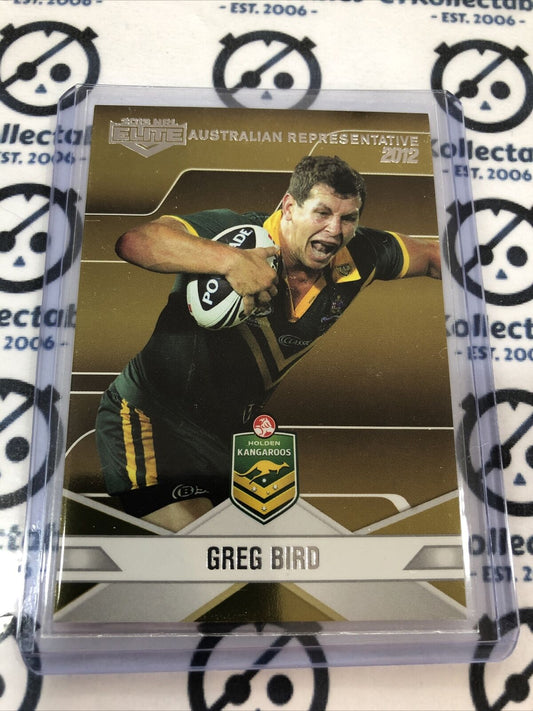 2013 NRL Elite Australian Representative Greg Bird AR2/18