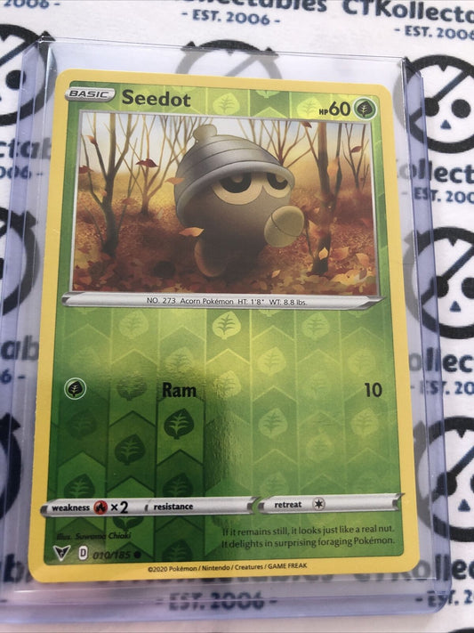 Seedot #010/185 Reverse Holo Common- Pokemon Card Vivid Voltage