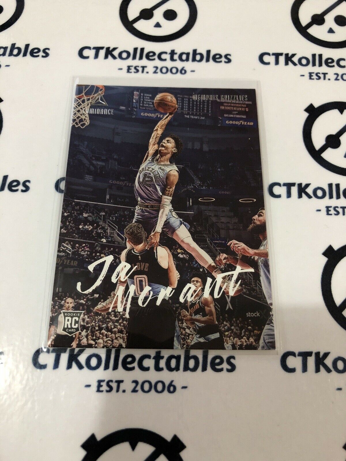 Ja Morant RC #165 2019-20 NBA Chronicles Luminance