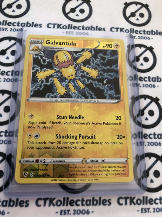 Galvantula #056/185 Reverse Holo Uncommon Pokemon Card Vivid Voltage