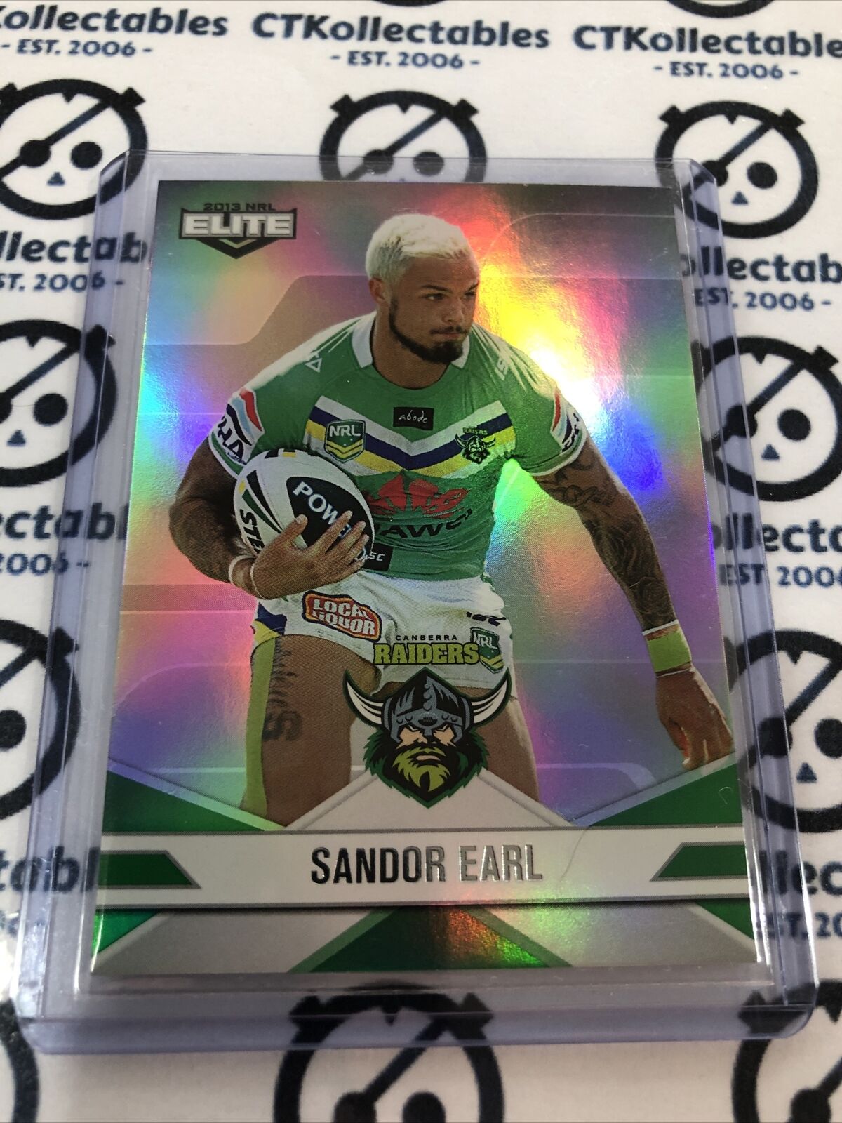 2013 NRL Elite Parallel Sandor Earl P20 Canberra Raiders