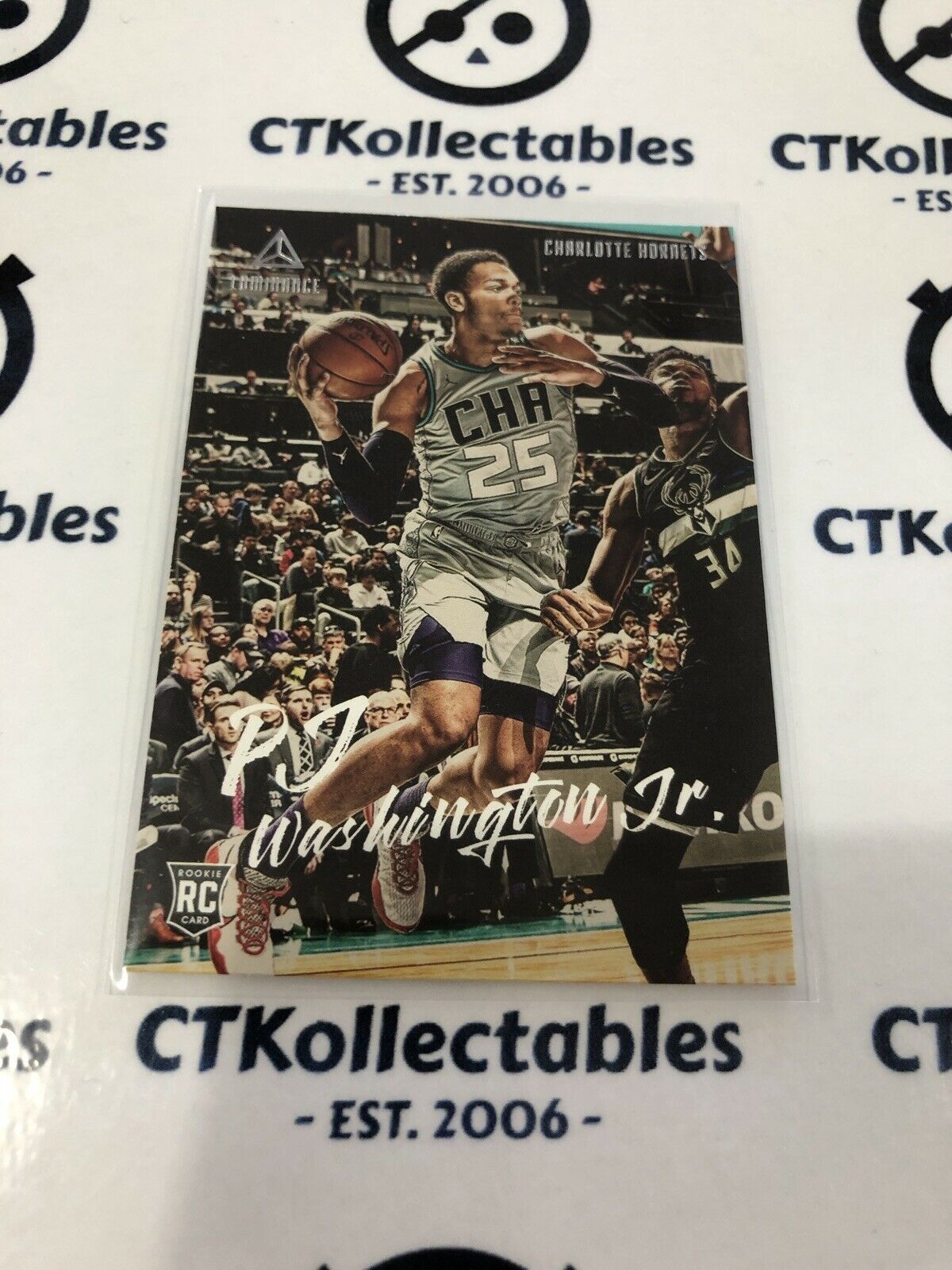 PJ Washington RC #150 2019-20 NBA Chronicles Luminance