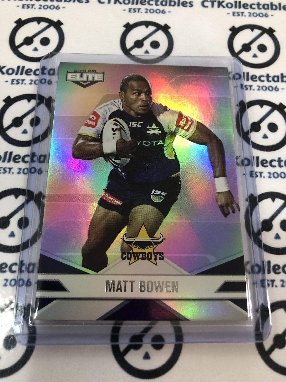 2013 NRL Elite Parallel Matt Bowen P30 Cowboys