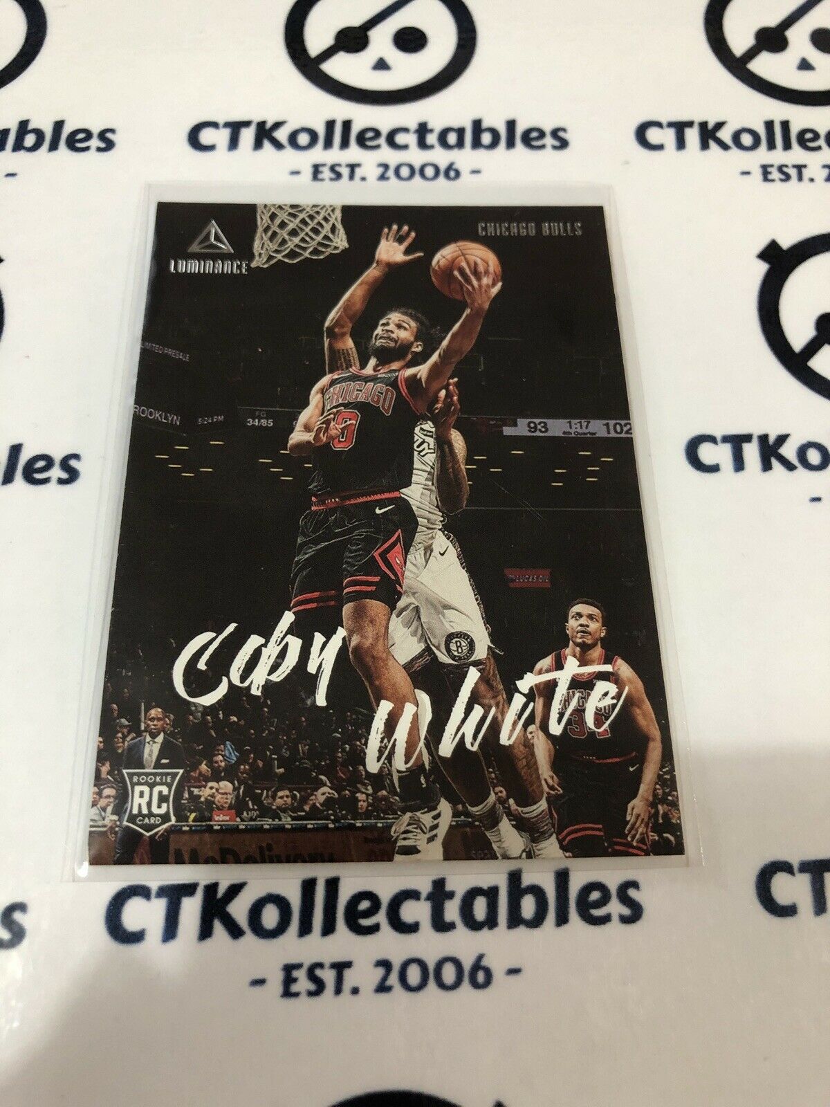 Coby White RC #145 2019-20 NBA Chronicles Luminance