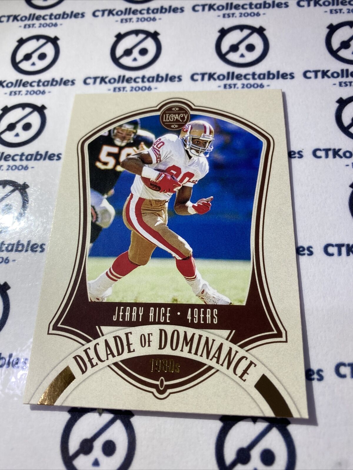 2021 NFL Legacy Decade Of Dominance Jerry Rice #DD-5 49ers