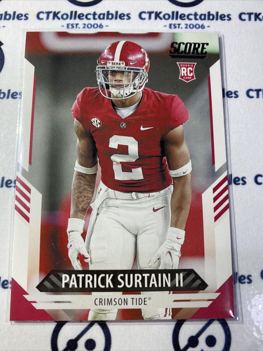 2021 NFL Score Rookie Card Patrick Surtain II #340 RC Broncos