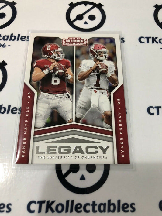 2020 NFL Contenders Draft Legacy Baker Mayfield/Kyle Murray #9 Browns Cardinals