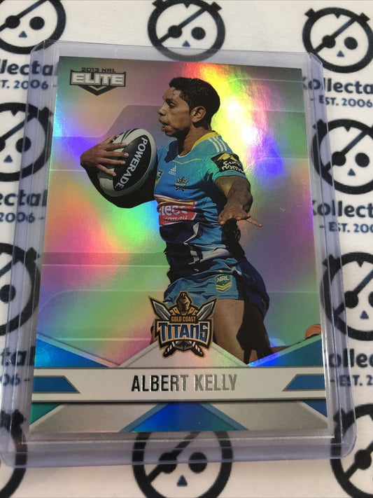 2013 NRL Elite Parallel Albert Kelly P42 Gold Coast Titans