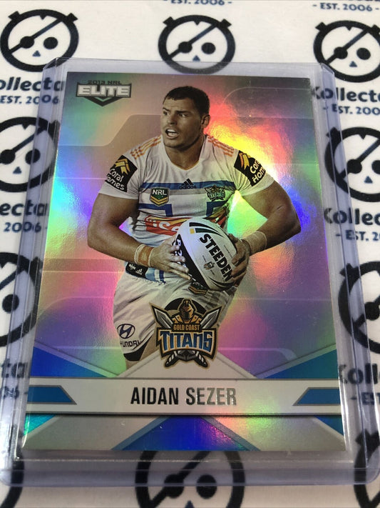 2013 NRL Elite Parallel Aidan Sezer P43 Gold Coast Titans