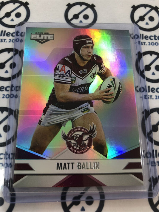 2013 NRL Elite Parallel Matt Ballin P47 Manly Sea Eagles