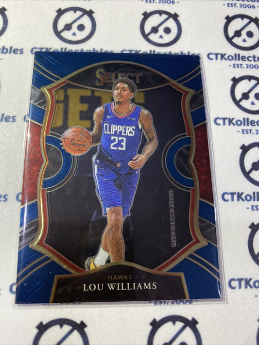 2020-21 Panini NBA Select Blue Concourse Lou Williams Hawks #3