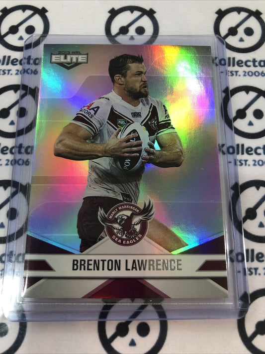 2013 NRL Elite Parallel Brenton Lewrence P53 Manly Sea Eagles