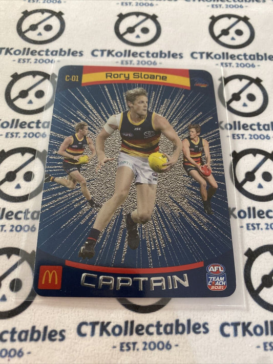 2021 AFL Teamcoach McDonalds Captain Rory Sloane #c-01 Crows