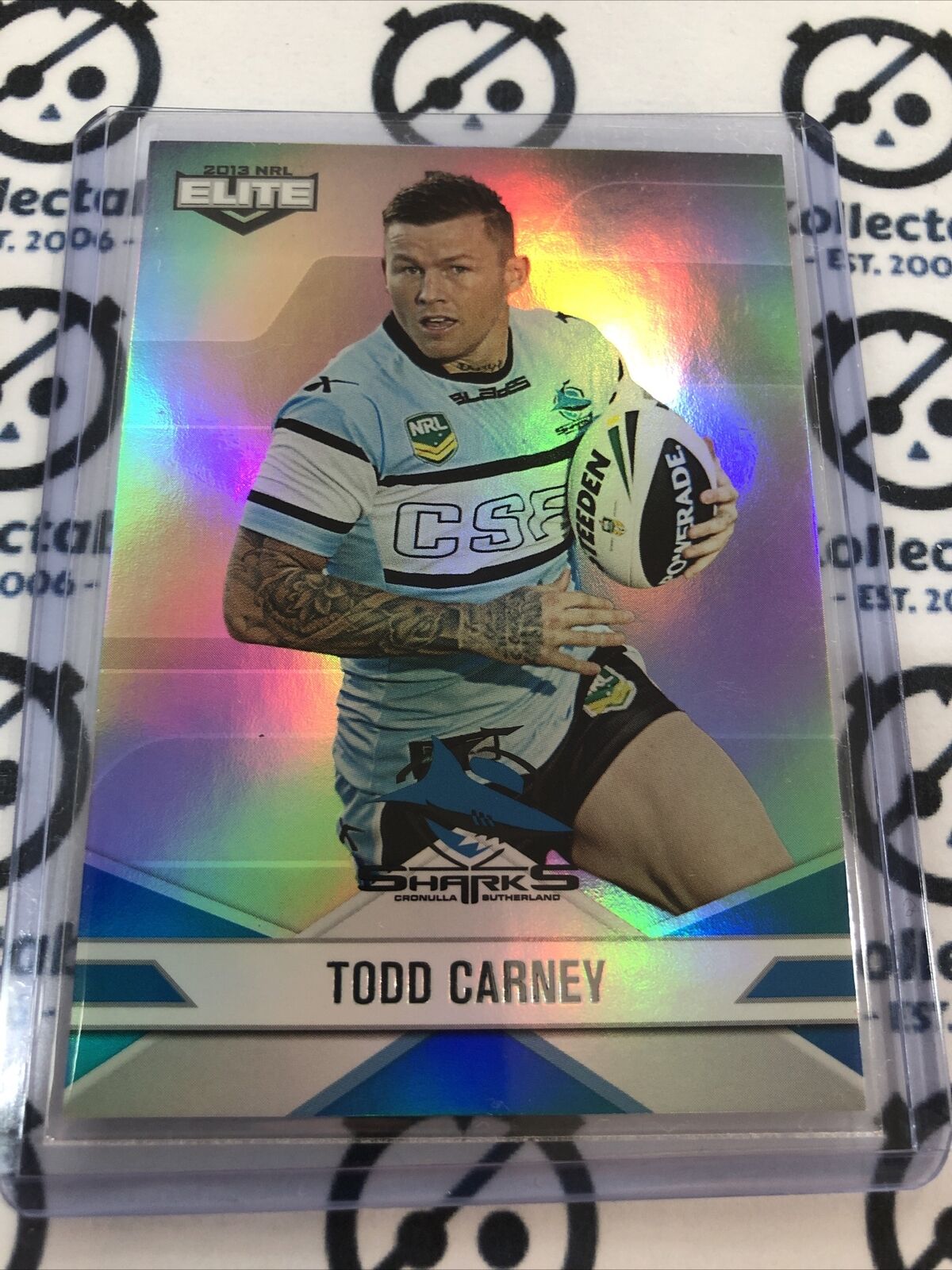 2013 NRL Elite Parallel Todd Carney P92 Cronulla Sharks