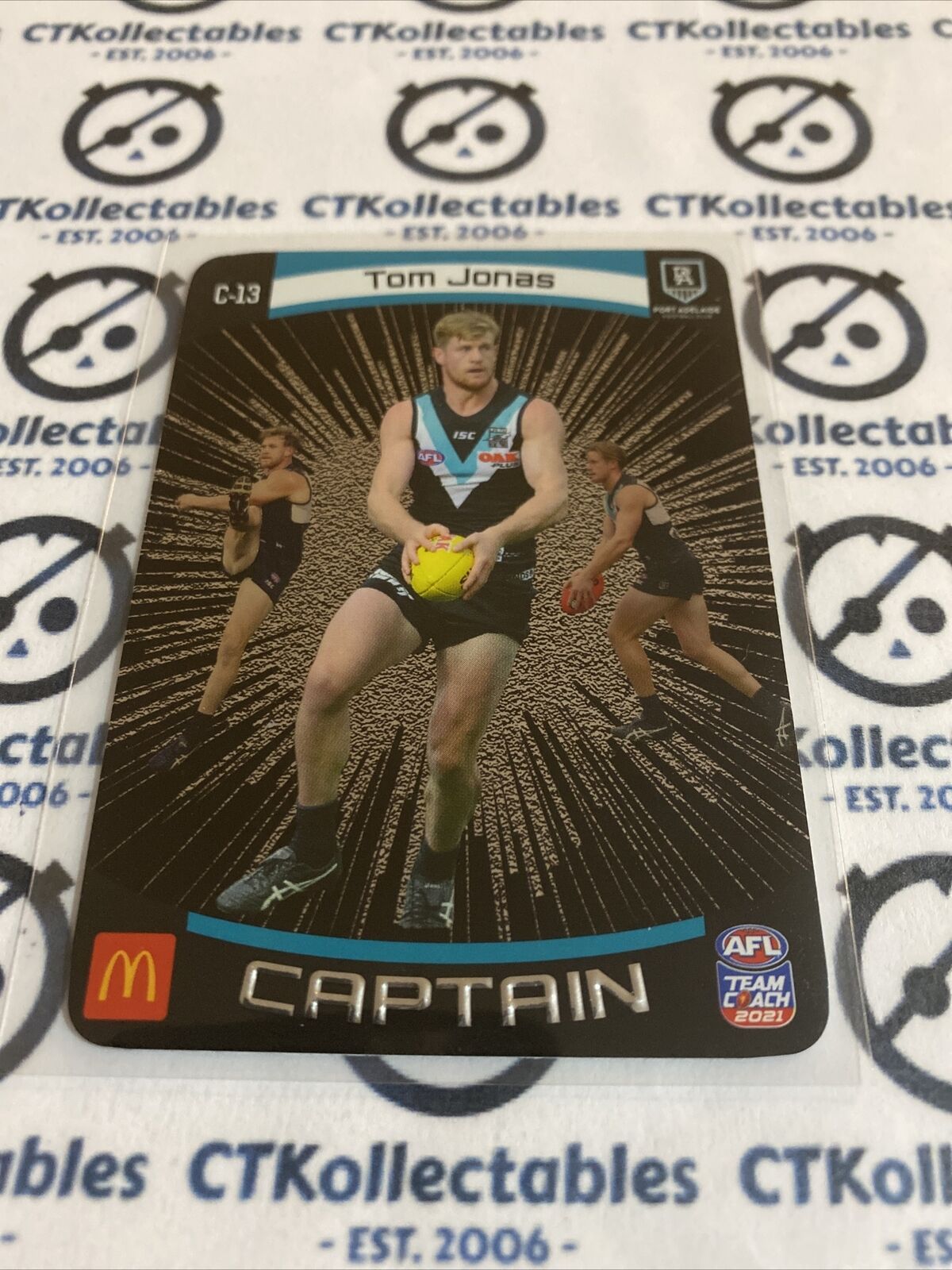 2021 AFL Teamcoach McDonalds Captain Tom Jonas #c-13 Power