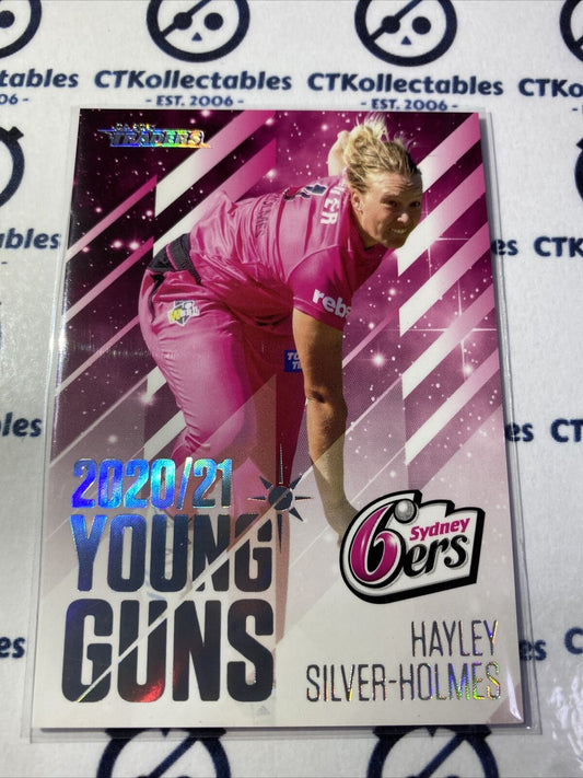 2021/2022 TLA Cricket Traders Young Guns White Hayley Silver-Holmes #YG16