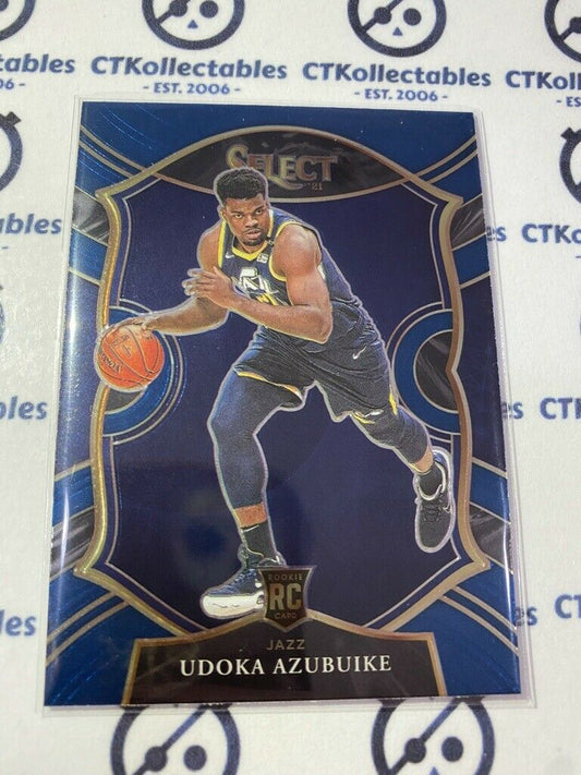 2020-21 Panini NBA Select Blue Udoka Azubuike Concourse #87 RC Jazz