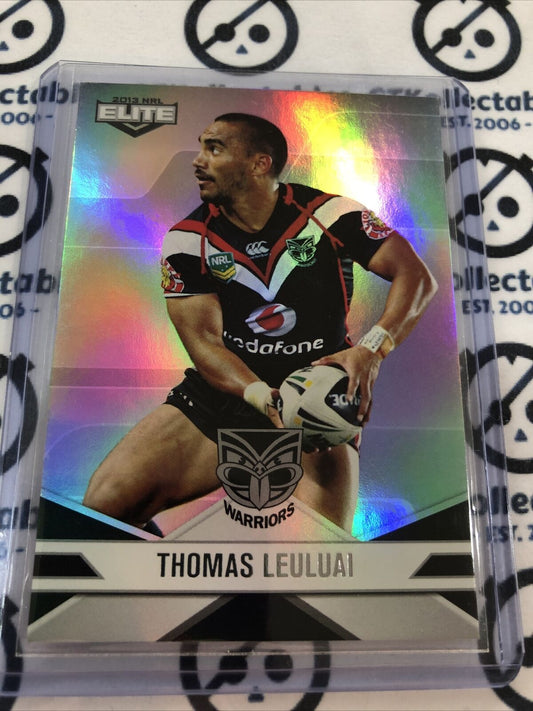 2013 NRL Elite Parallel Thomas Leuluai P130 New Zealand Warriors